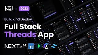 Build and Deploy a Full Stack MERN Next.js 14 Threads App | React, Next JS, TypeScript, MongoDB