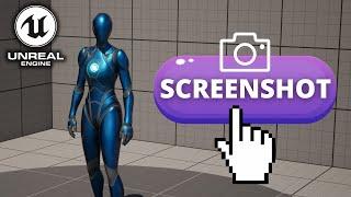 How to Easily Take a Screenshot In-Engine in Unreal Engine 5