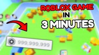 I made a Roblox game in 3 MINUTES!