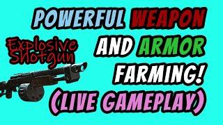 Fallout 4 Powerful Weapon and Armor farming (Live Gameplay with Commentary)