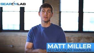 ️ Matt Miller SearchLab Chicago SEO Account Manager