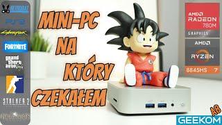 TOP MINI-PC GEEKOM A8 z Ryzen 7 8845HS + Radeon 780M!