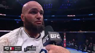 UFC 296: Шамиль Газиев - Слова после боя