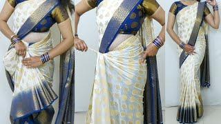 silk saree draping for beginners step by step | easy saree draping guide | sari draping idea