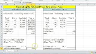 Calculating Mutual Fund Net Asset Value