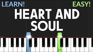 Heart And Soul (From "Big") - Hoagy Carmichael | EASY Piano Tutorial