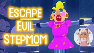 ESCAPE EVIL STEPMOM! (Obby) Easy Mode Roblox Gameplay Walkthrough No Death[4K]