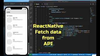 ReactNative fetch data from API