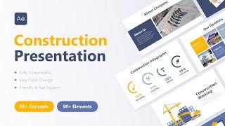 Construction Building Presentation | After Effects Template