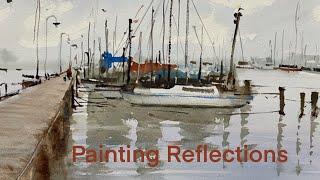 Boats and Reflections | A Watercolor Demo