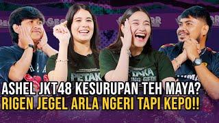 ASHEL JKT48 JADI HOBI NAIK GUNUNG RIGEN JEGEL: AJAKIN OM DONG