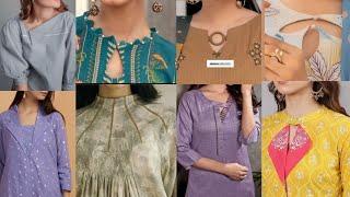 70+ trendy neck designs for Kurtis in modern &elegant style for 2025#neckdesign #designer#viralvideo