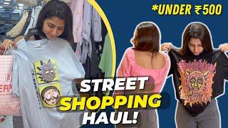 *Under 500* Street Shopping Haul | Hill Road Bandra | Ishita Khanna