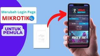 Cara Mengganti Template Login Mikrotik | Login Hotspot Mikrotik