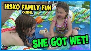 SHE GOT WET!!! - HAPPY FAMILY FUN VLOG