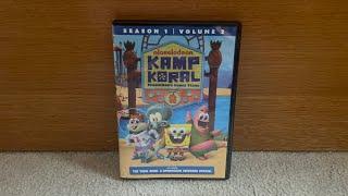 SpongeBob’s Kamp Koral Season 1 Volume 2 Dvd Review