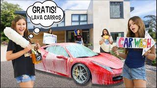 Convertí mi casa en un AUTOLAVADO! Carwash Challenge - Mimi Land