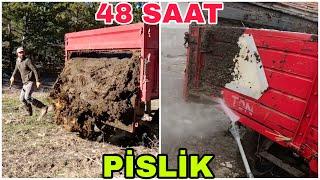 48 SAATTE TENİMİZE KADAR İŞLEDİ !! PİSSS İŞLER~BU MAKİNALAR NASIL TEMİZLENECEK