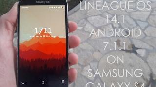 Lineage OS 14.1 Android 7.1.1 on Samsung Galaxy S4