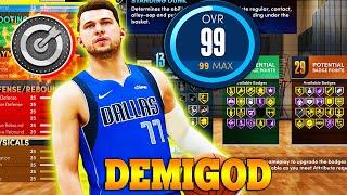 THE SECRET TO CREATING A DEMIGOD BUILD IN NBA 2K22 NEXT GEN! GET EXTRA BADGES & 99 OVERALL FAST!