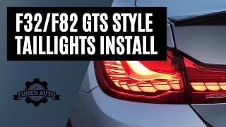 F32/F82 GTS OLED Style Taillights Install + Tips