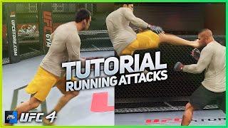 UFC 4 How To Do Running Attacks/Moves (Tutorial and Guide)