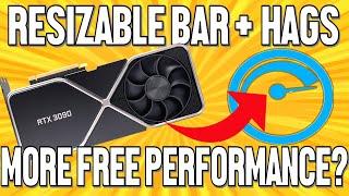 Resizable BAR Plus Hardware Accelerated GPU Scheduling Benchmarks - Does It Offer More Performance?