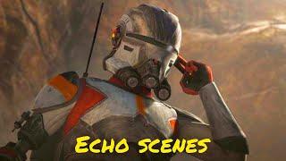 All clone trooper Echo scenes - The Clone Wars, The Bad Batch [updated]