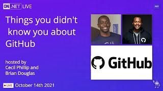 On .NET Live - Things you didn't know about GitHub