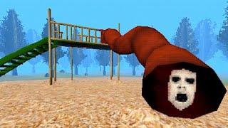 Slide In The Woods - A Playground Slide Takes You to the Dark Place in this PS1 Styled Horror Game!