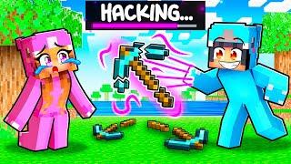 Playing As A Friendly HACKER in Minecraft!