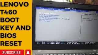 lenovo thinkpad t460 boot menu || lenovo t460 boot menu key || lenovo t460 bios reset