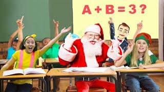 Easy DIY Science Experiment in Santa School | Educational Video for Children