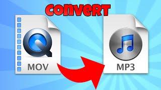 how to convert mov to mp3