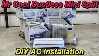 Mr Cool AC Install for New Shop Part 1