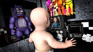 My Baby Works at the FNAF Pizzeria in Gmod?! (Full Movie)