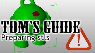 3D printing guides - Fixing stl files with netfabb