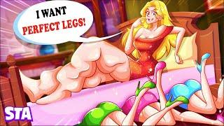 Spoiled Rich Girl Stole Maids Perfect Legs | Storytales Animated