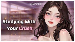 Flirty Study Session With Your Crush  [ASMR Roleplay] [Friends to lovers] [High school/College]