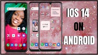 HOW TO CUSTOMIZE ANDROID TO IOS 14 (AESTHETIC HOMESCREEN LAYOUT ON ANDROID)