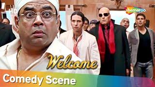 फस गए परेश रावल डॉन के बीच | Best of Comedy Scenes | Movie WELCOME | Paresh Rawal - Akshay Kumar