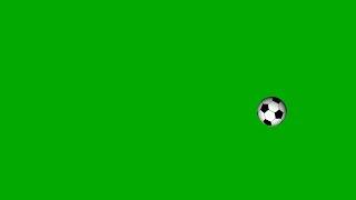 Football Lob And Curl Penalty Kick Green Screen Overlay Motion Graphics 4K 30fps Copyright free