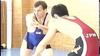 Sergey Beloglazov's wrestling techniques (Japan, 1998)