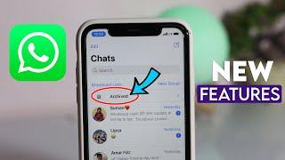 WhatsApp New Update Archived Chats in iPhone | How to Hide WhatsApp Chat in iPhone 2021