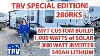 Custom Built, Off Grid 2024 Outdoors RV 280RKS With Solar, Battle Born Lithium and Victron Inverter!