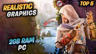 Top 5 PC Games For 2GB RAM Without Graphics Card | 2GB RAM PC Games