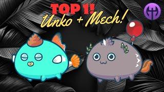 Axie Classic V2 Top 1 with Unko +! Mech!! The Best Team!! Lunacian Code: SaveAxieClassic