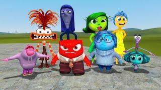 INSIDE OUT 2 FAMILY CHARACTERS In Garry's Mod #gmod