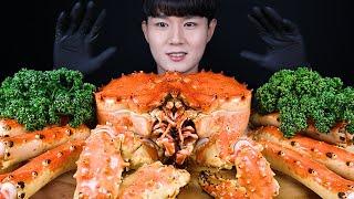 ENG SUB) ASMR 4KG!! GIANT KING CRAB & SEAFOOD EATING SOUNDS MUKBANG 킹크랩 먹방ASMR MUKBANG