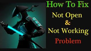 How to Fix Shadow Fight 3 App Not Working Problem Android  | Shadow Fight 3 Not Open Problem Solved